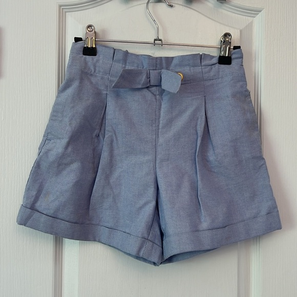 Janie and Jack Cuffed Oxford Short - Picture 3 of 9